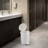 Pattumiera Rifiuti Mini Domus Bianca 6 lt GIGANPLAST
