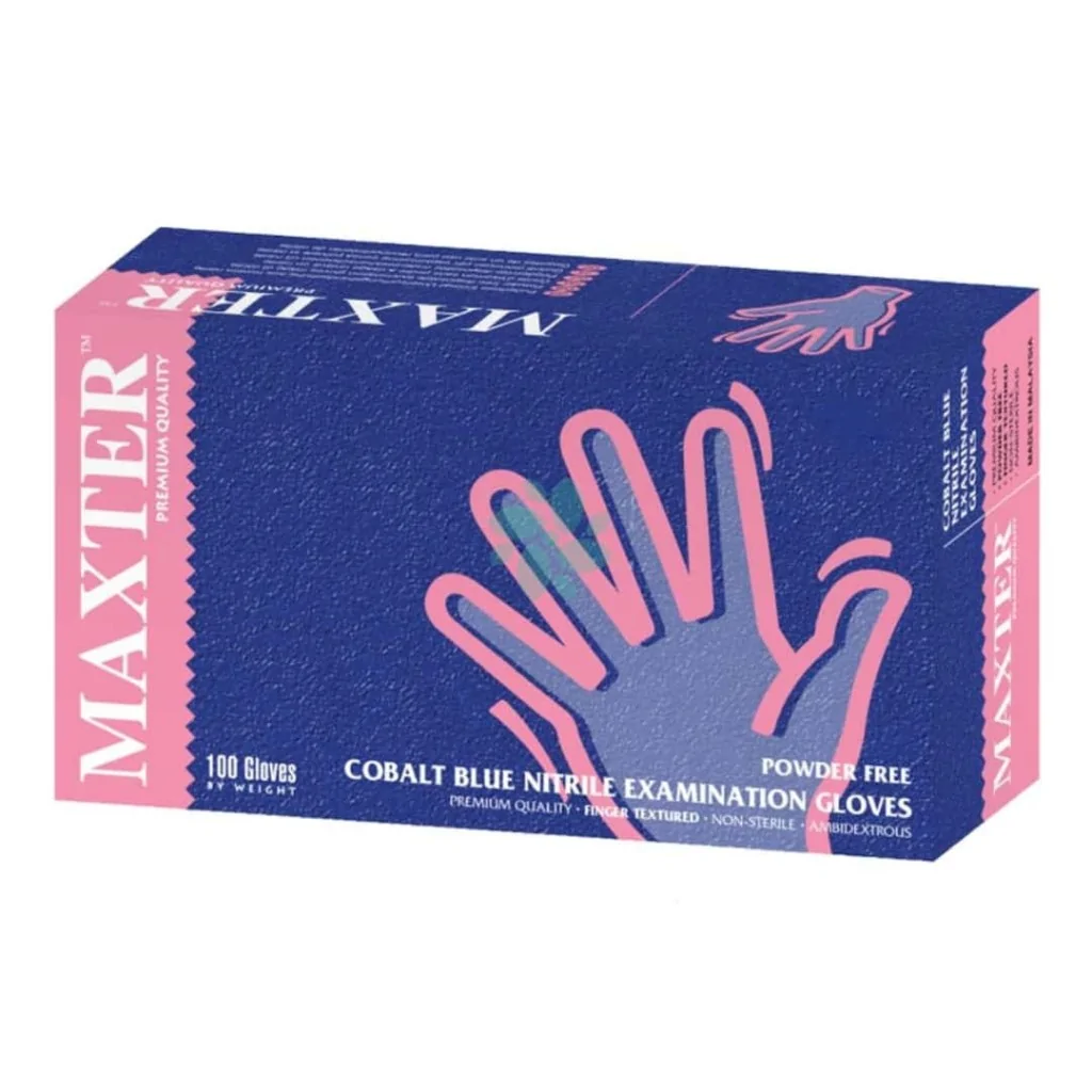 Guanti Nitrile Blu R70 Maxter Tg. 