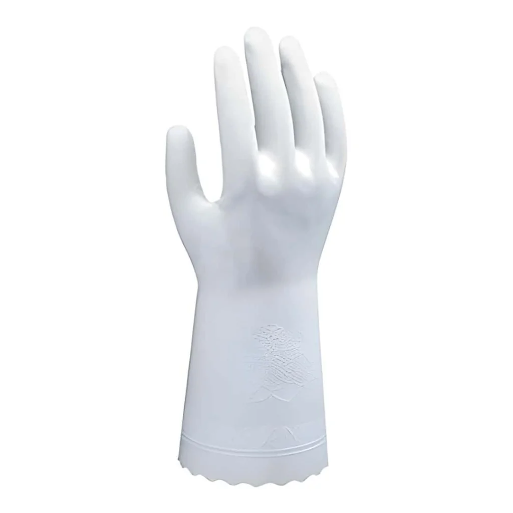 Guanti in PVC Bianchi Resistenti all'Acido DT