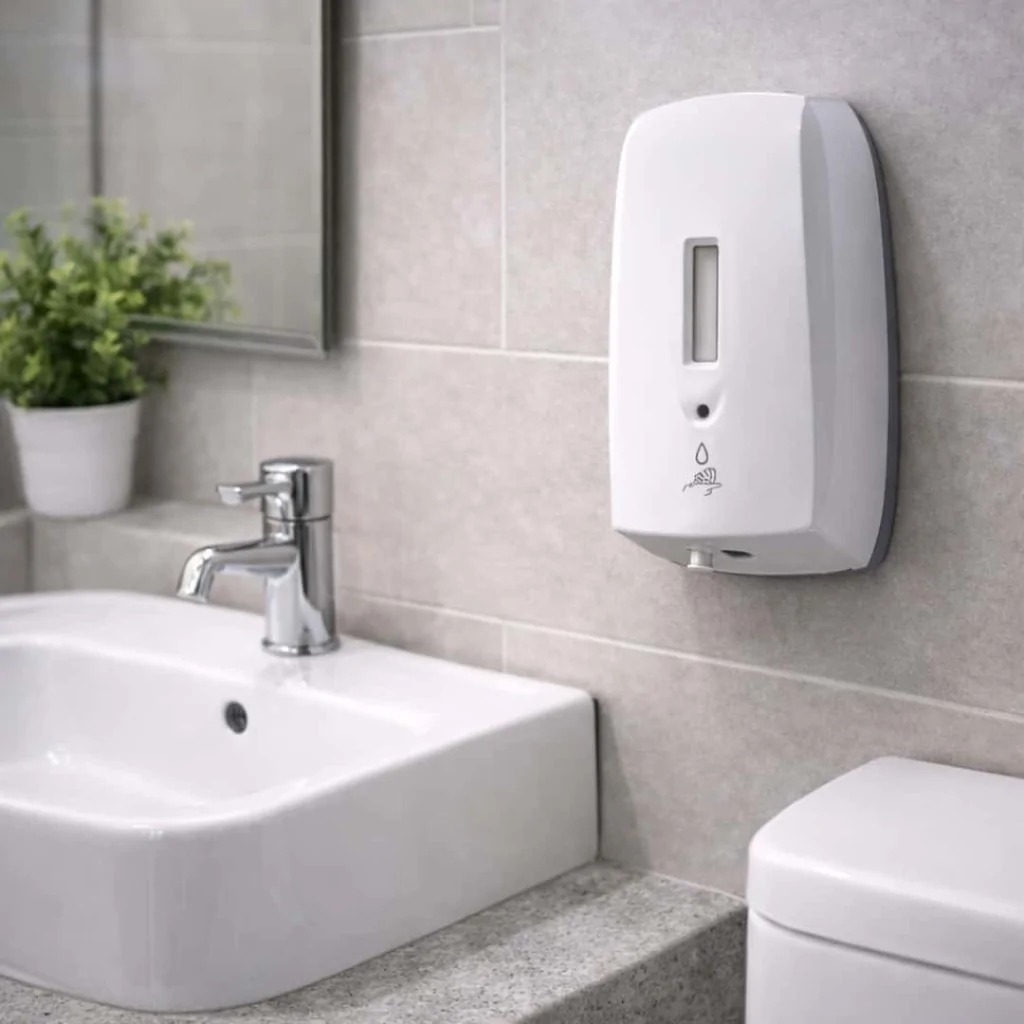 Distributore Sapone Liquido Basica Matic Automatico Bianco 1 lt