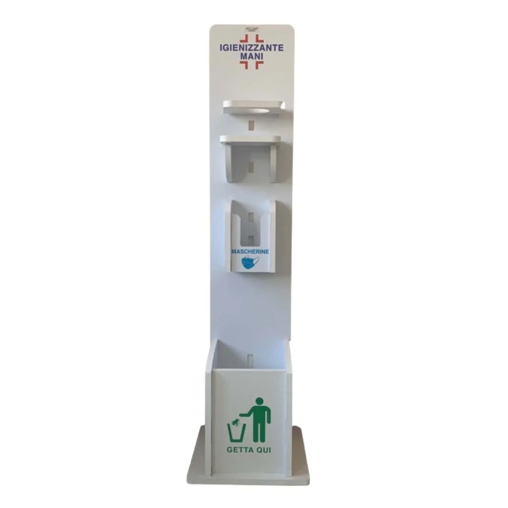 Dispenser Sapone Gel e Guanti All-in-One Pvc DT