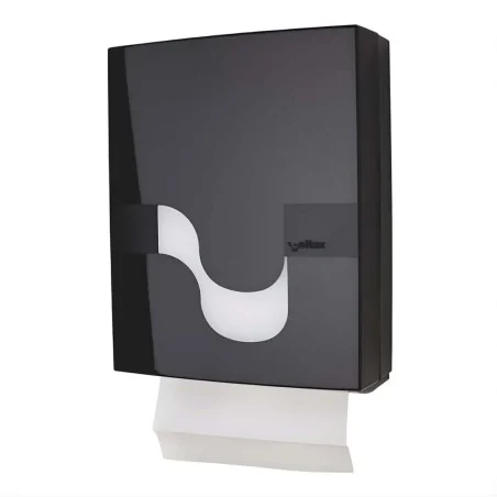 Dispenser Asciugamani Piegati a V o C Megamini Nero INDUSTRIE