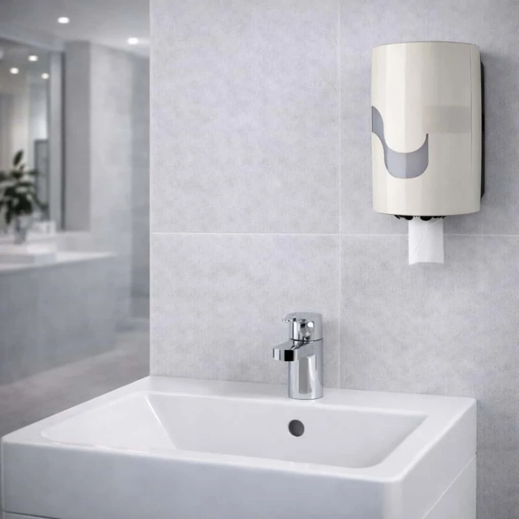 Dispenser Asciugamani a Spirale Maxi Megamini Bianco INDUSTRIE