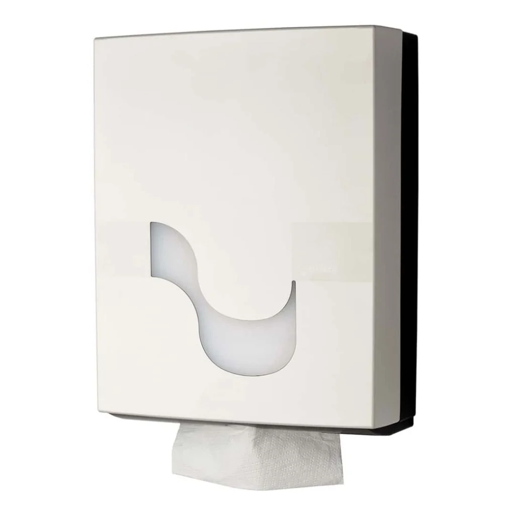 Dispenser Asciugamani Piegati a V o C Bianco Megamini INDUSTRIE