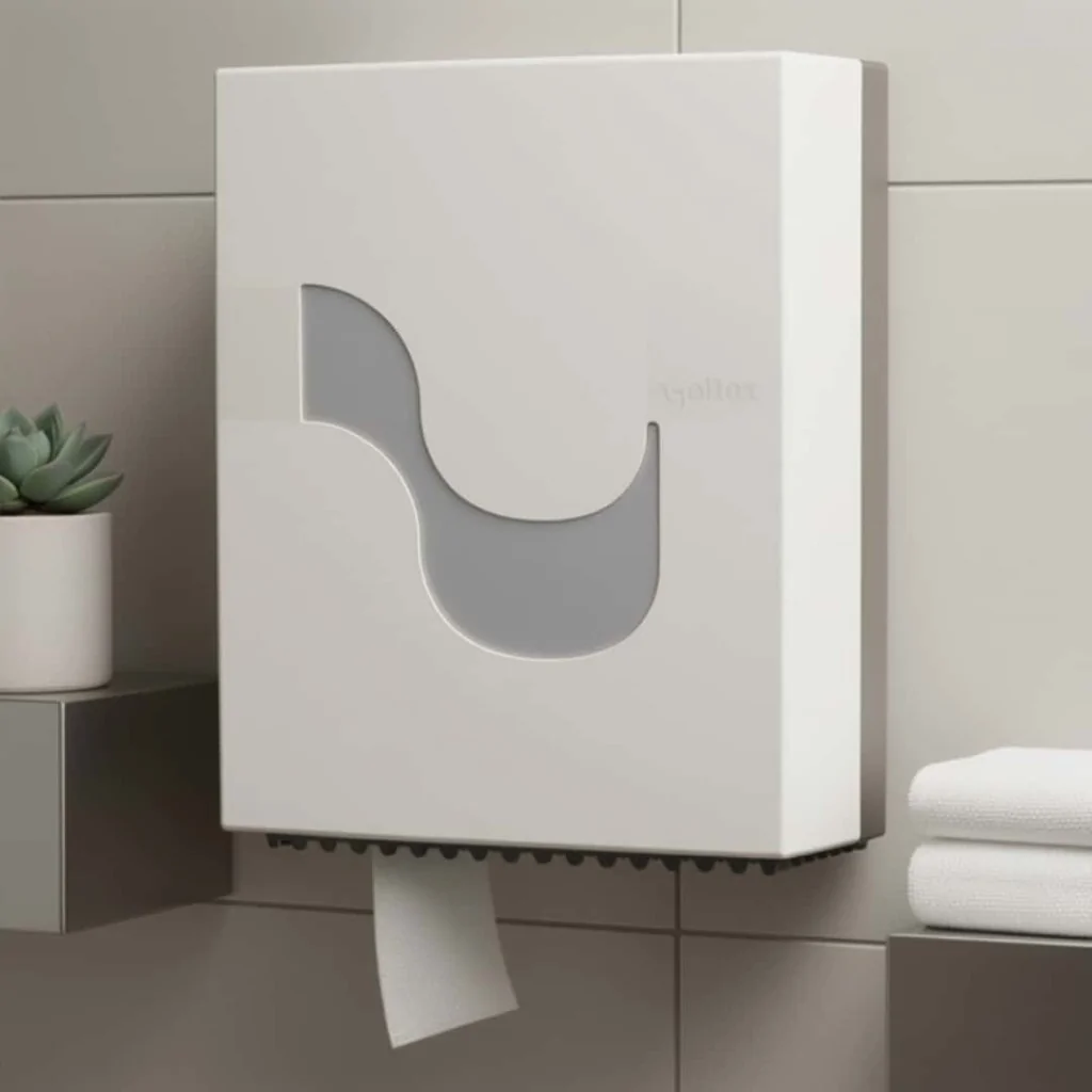 Dispenser Carta Igienica Mini Jumbo Bianco Megamini INDUSTRIE