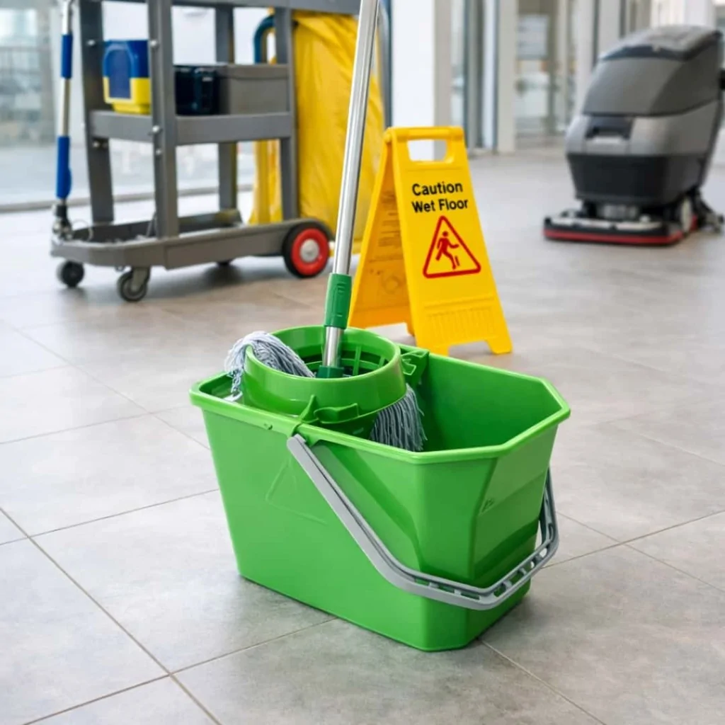 Secchio Pulizie Comfort Verde con Strizzino 15 lt VDM