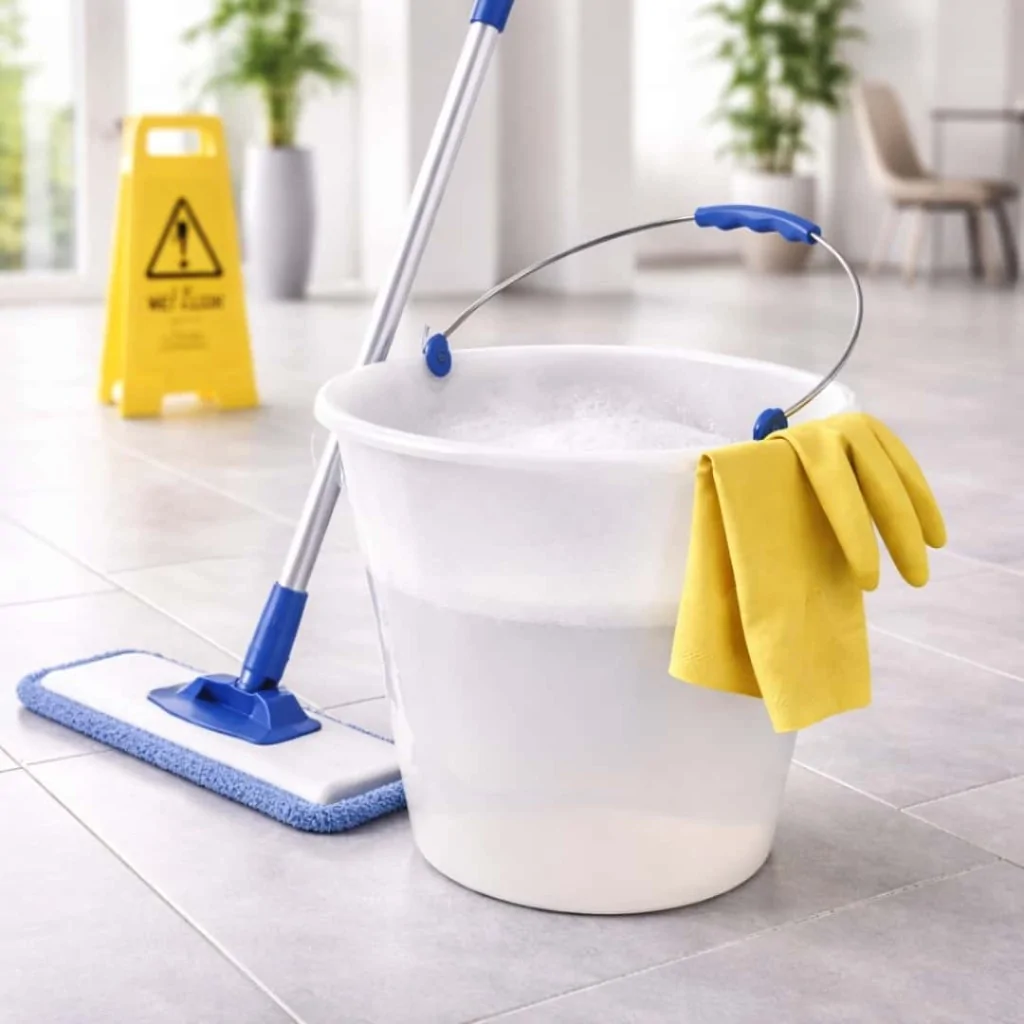 Secchio Tondo Plastica Bianco 15 lt MOBIL PLASTIC
