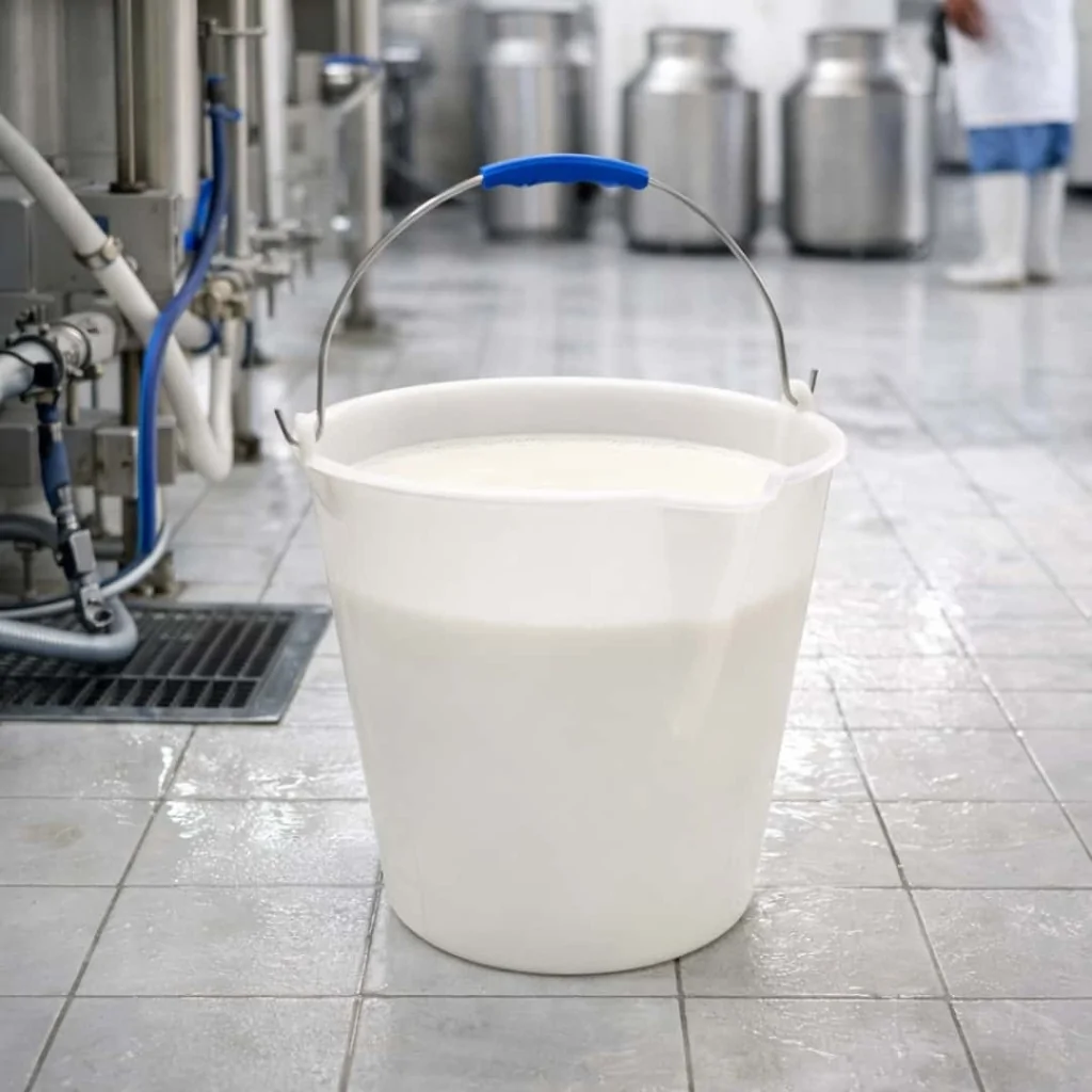 Secchio Tondo Plastica Bianco 15 lt MOBIL PLASTIC