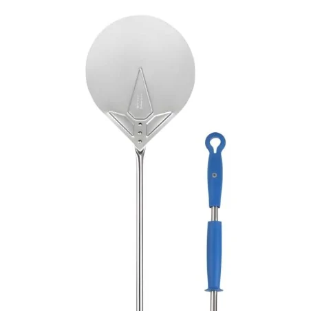 Palettino Pizza Liscio Azzurra ø 23 cm H 150 cm GI.METAL