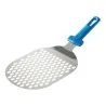 Paletta Pizza Ovale Inox Forata 17,5x21 cm GI.METAL