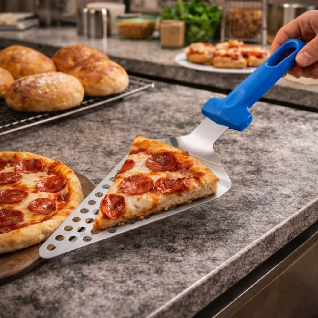 Paletta Pizza Forata Triangolare 19,5x14 cm GI.METAL