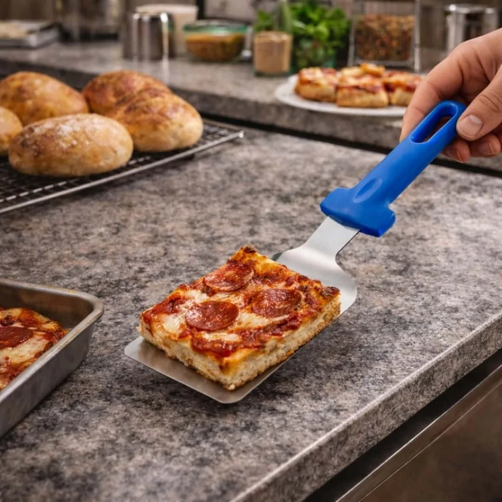 Paletta Pizza Rettangolare Inox 9x12 cm GI.METAL