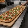 Pala Tagliere Portapizza con Manico 77x30x1,5 cm EUROCEPPI