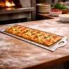 Asse Pizza al Metro Forata Alluminio 76x41 cm CERUTTI