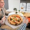 Kit Pala Pizza Amica 33 cm con Vassoio e Rotella GI.METAL