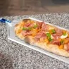 Pala Pizza al Metro Forata Azzurra 40x80 cm H 120 cm GI.METAL