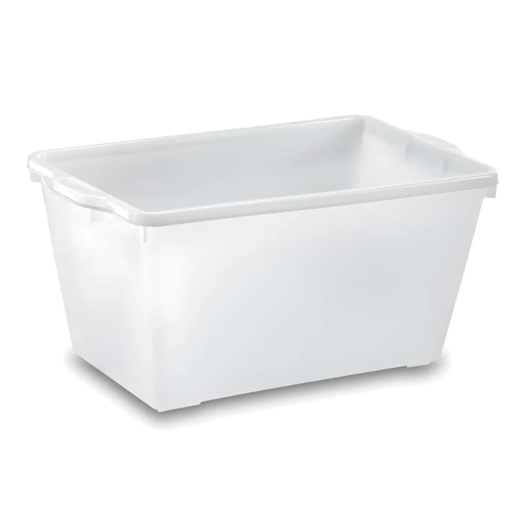 Bacinella Alimenti Rettangolare Neutra 70x45x40 cm 90 lt