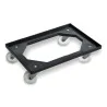 Carrello Grigliato con Ruote per Cassette Box Service GIGANPLAST