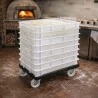 Carrello Grigliato con Ruote per Cassette Box Service GIGANPLAST