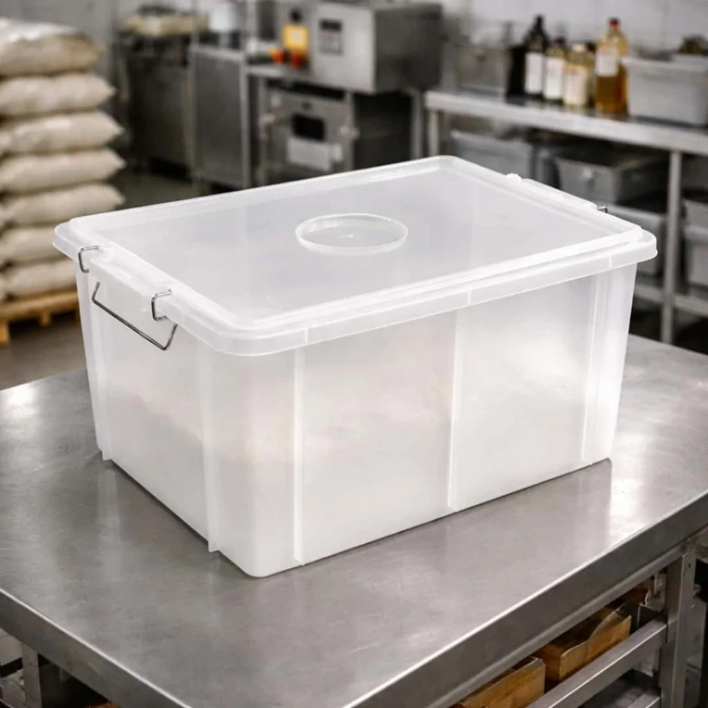 Cassetta Box Alimenti Trasparente 55x40x29 cm 50 lt GIGANPLAST