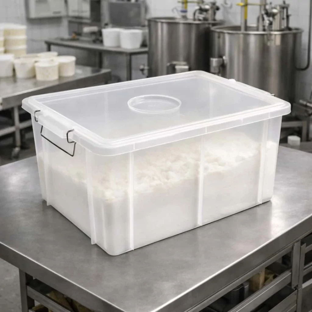 Cassetta Box Alimenti Trasparente 55x40x29 cm 50 lt GIGANPLAST