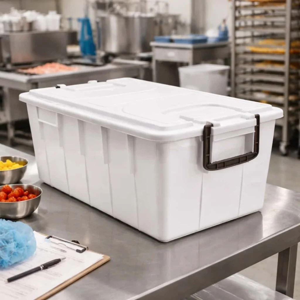 Cassetta Food Box Alimenti Bianca 58x38x26 cm 40 lt MOBIL