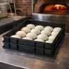 Cassetta Pizza Service Nera 60x40x10 cm PAVONI