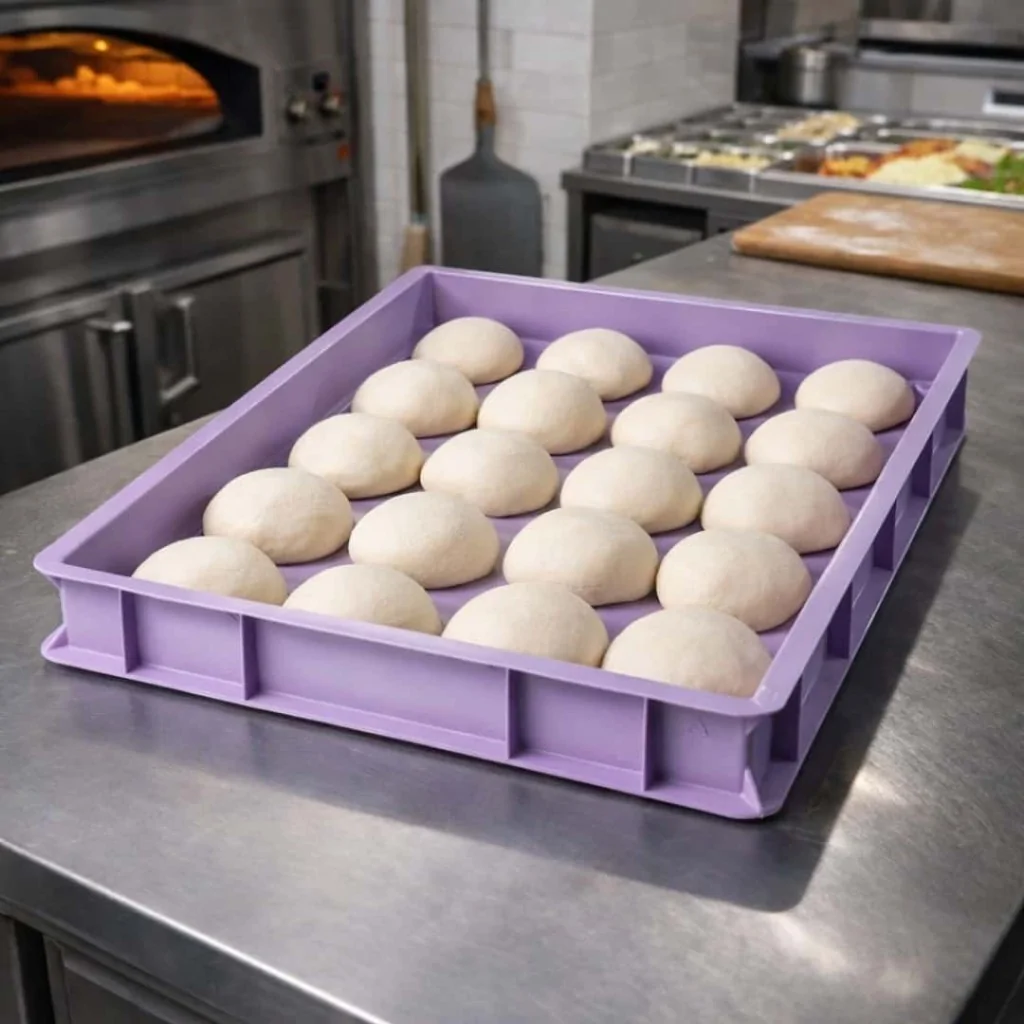 Cassetta Pizza Service Viola 60x40x7 cm PAVONI