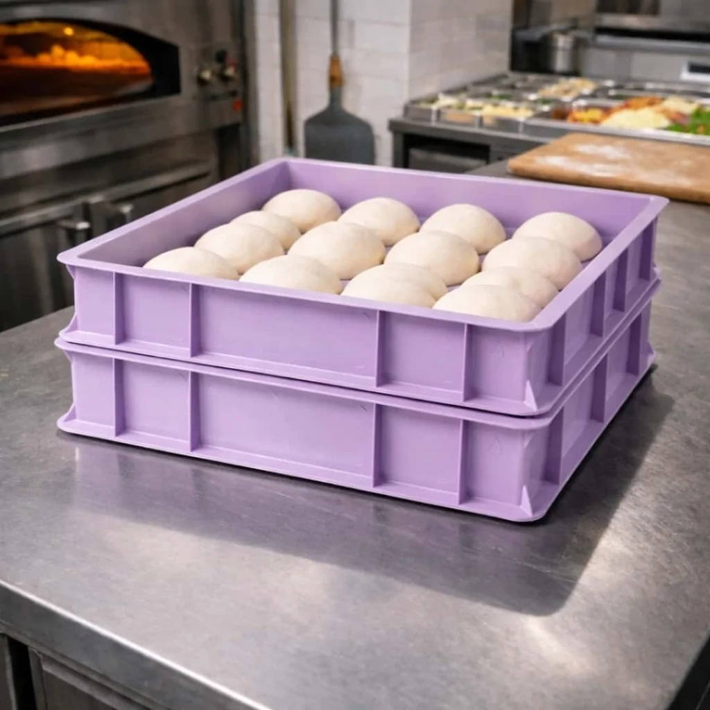 Cassetta Pizza Service Viola 60x40x7 cm PAVONI