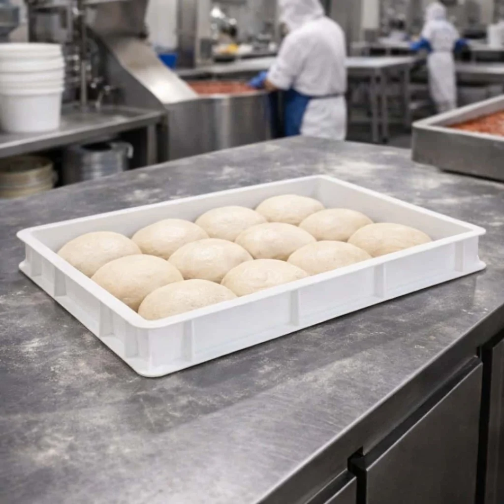 Cassetta Pizza Service Bianca 60x40x7 cm MOBIL PLASTIC