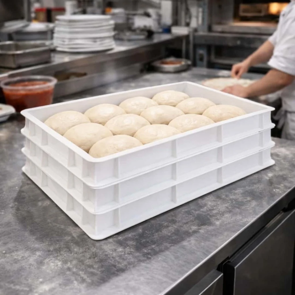 Cassetta Pizza Service Bianca 60x40x7 cm MOBIL PLASTIC