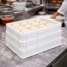 Cassetta Service Impasto Pizza Bianca 60x40x13 cm MOBIL PLASTIC