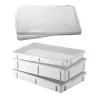 Coperchio per Cassetta Alimenti Transport 60x40 cm GIGANPLAST