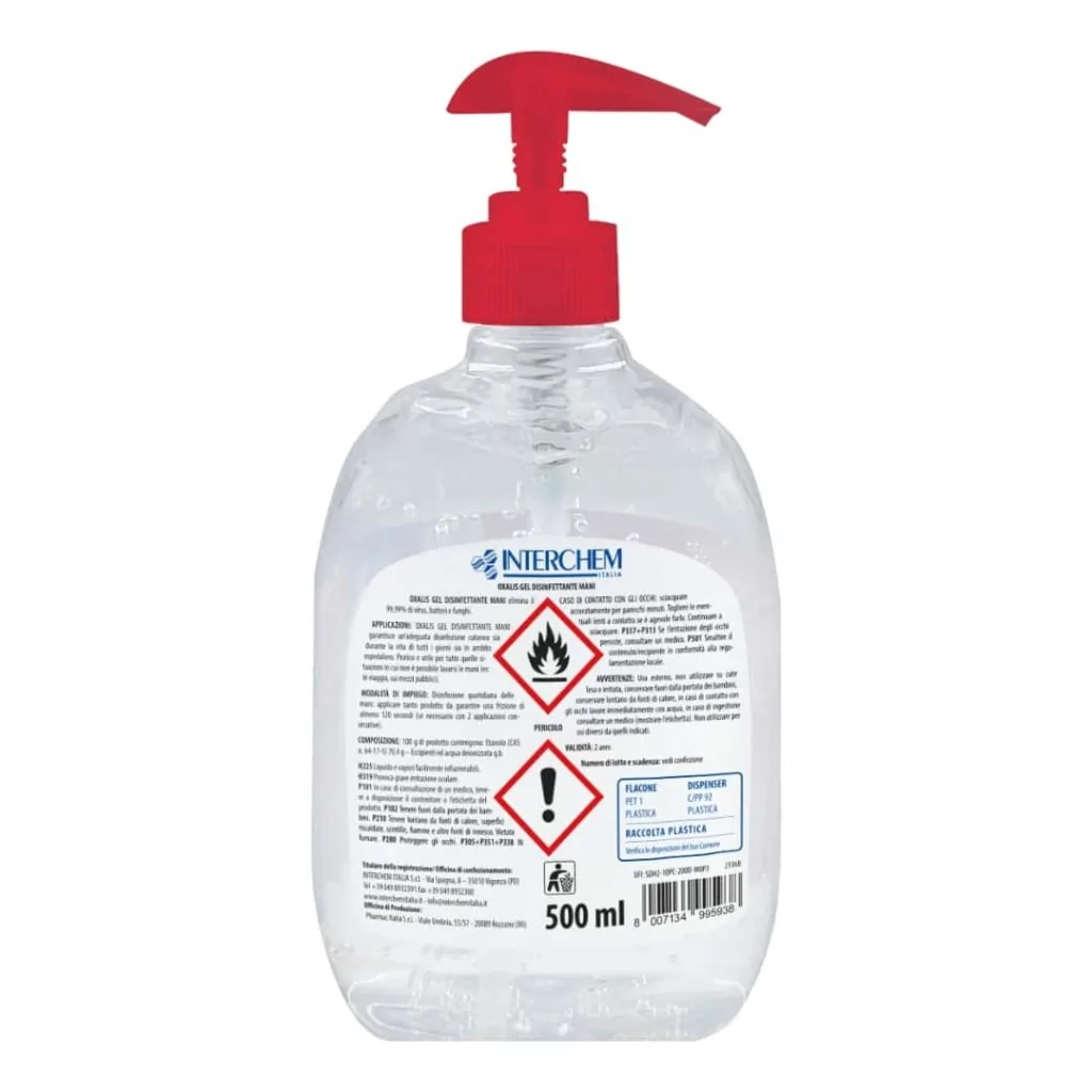 Oxalis Gel Disinfettante Mani 500 ml PMC INTERCHEM