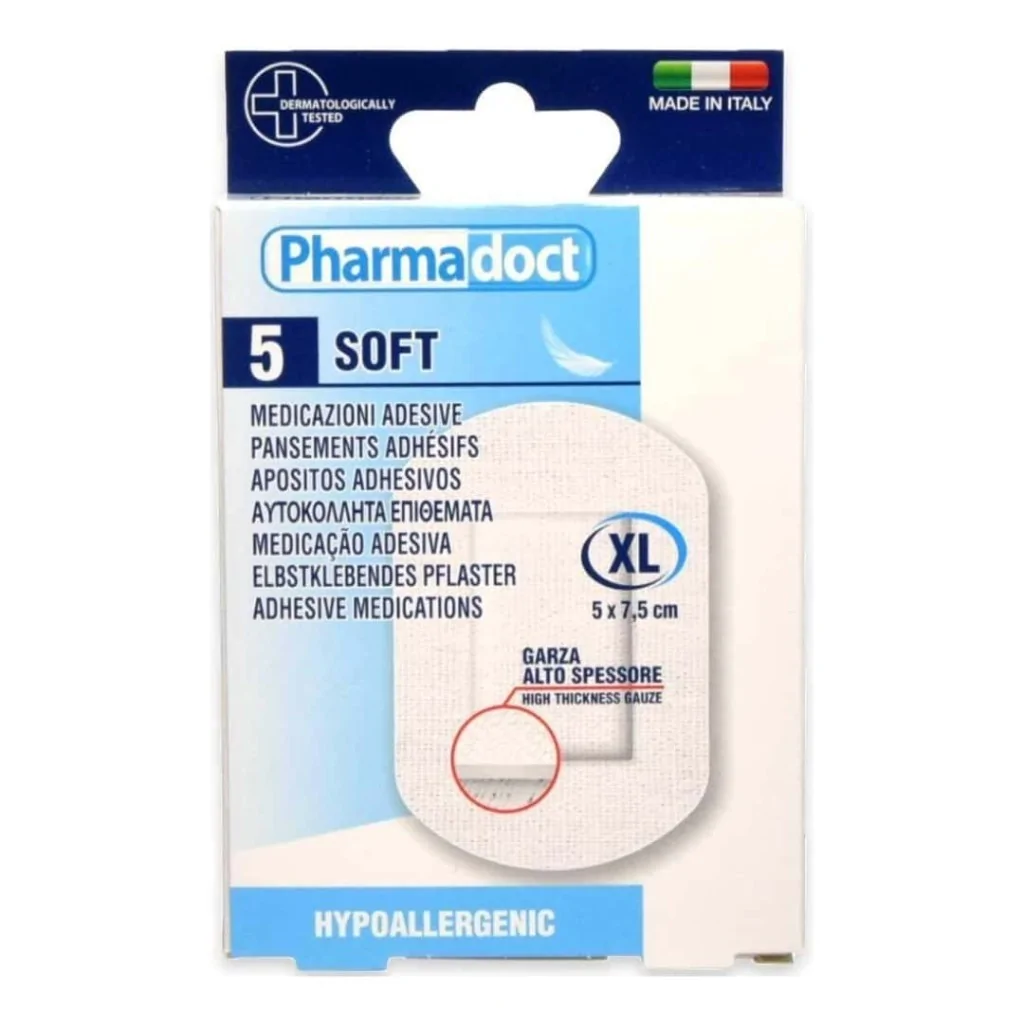 Cerotti Grandi XL Pharmadoct 7,5x5 cm 5 pz DT