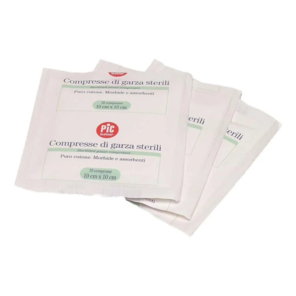 Garza Sterile Cotone 10x10 cm 25 pz DT