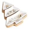 Set Aperitivo Vassoio Albero Natale con Piattini ART FROM ITALY