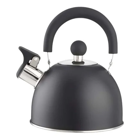 Bollitore Fischio Nero Satinato Induzione 1,5 lt EVA COLLECTION