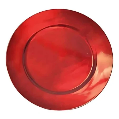 Sottopiatto Lacca Rosso Tondo ø 33 cm IMBALLAGGI ALIMENTARI