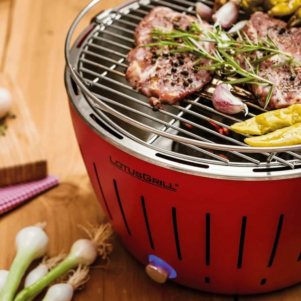 Barbecue Lotus Grill Esterno Portatile Rosso LOTUS GRILL