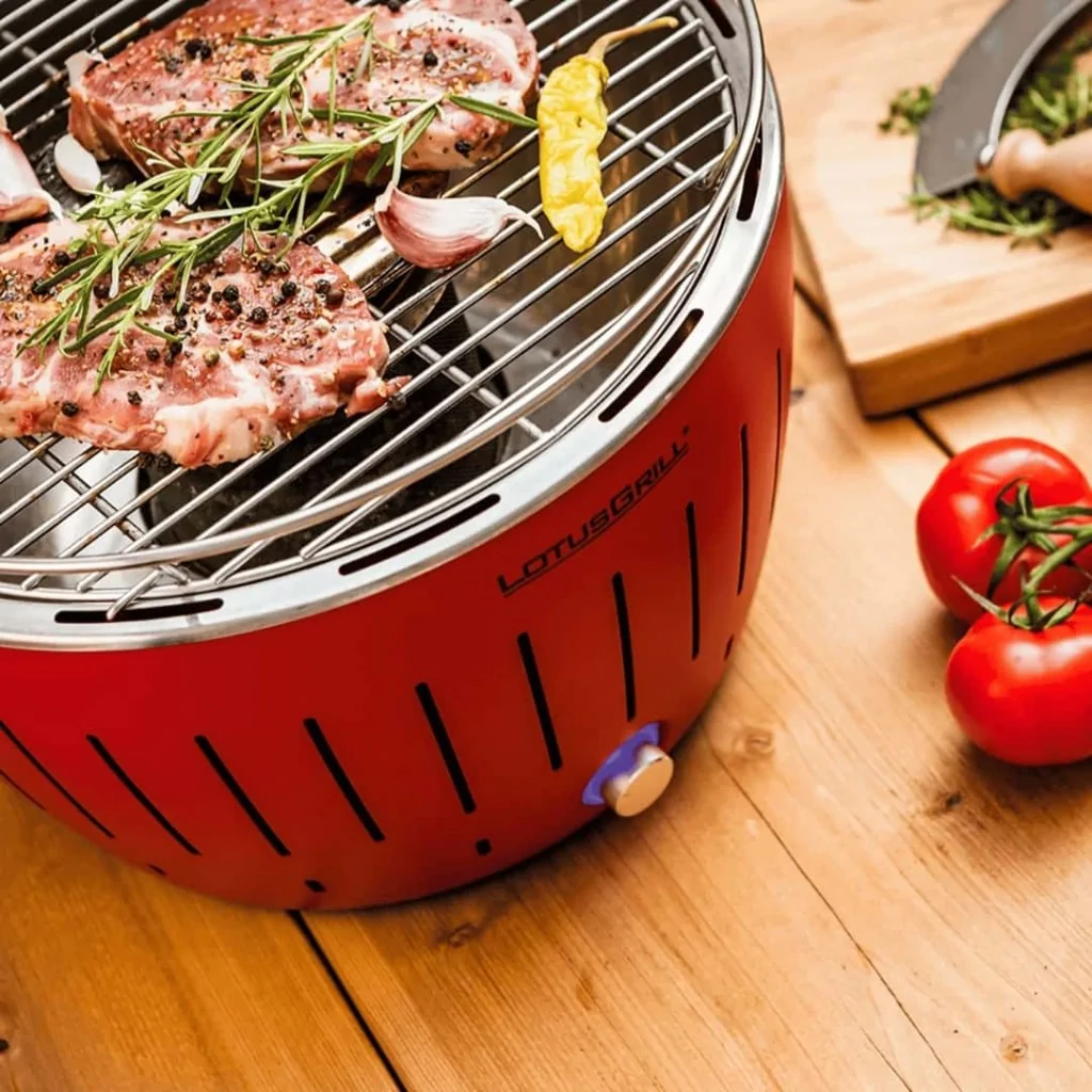 Barbecue Lotus Grill Esterno Portatile Rosso LOTUS GRILL