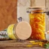 Barattolo in Vetro con Coperchio Bamboo 10x19 cm KESPER