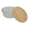 Barattolo in Vetro con Coperchio Bamboo 17x7 cm KESPER