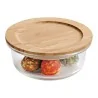 Contenitore in Vetro con Coperchio Bamboo 13x5,7 cm KESPER