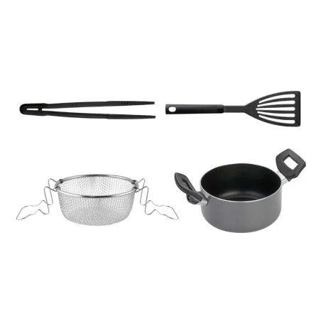 Batteria Pentole Classica Easy Frittura con Utensili 4pz ABERT