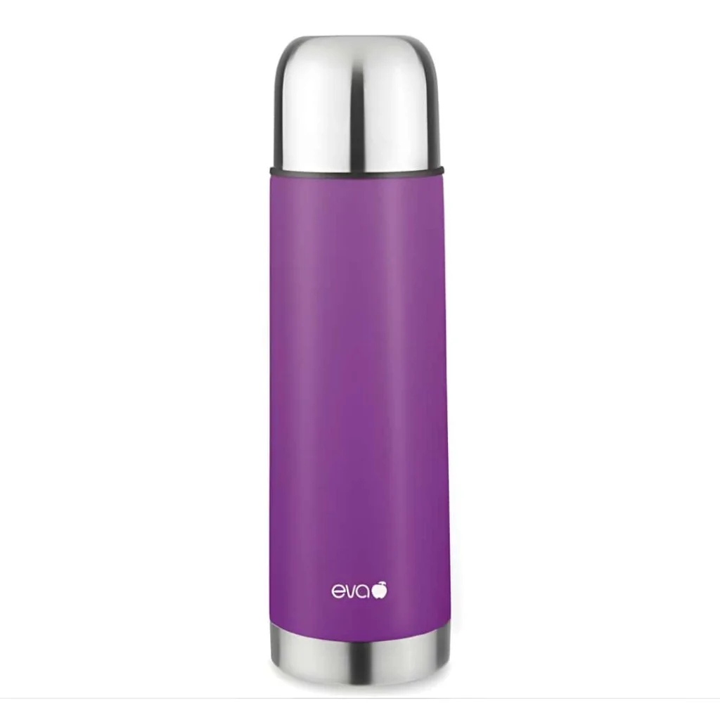 Bottiglia Isolante Viola Lucido Acciaio Inox 0,75 lt EVA