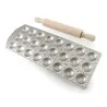 Stampo Ravioli Quadrato 24 pz con Mattarello 32x12 cm CALDER