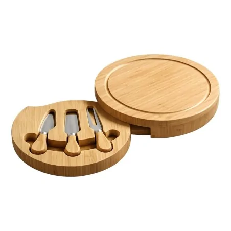 Tagliere Formaggio con Posate Bamboo ø 23 cm KESPER