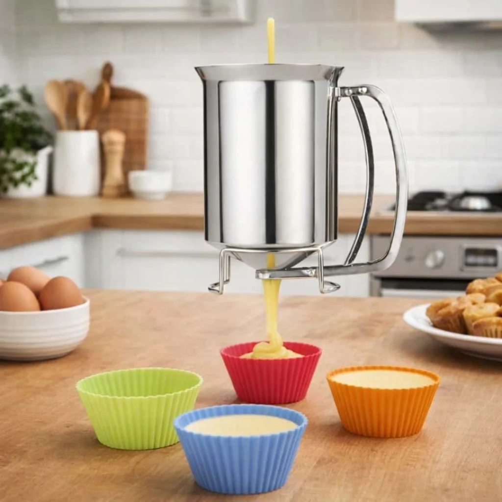 Dispenser Dosatore Impasto Dolci Acciaio Inox EVA COLLECTION
