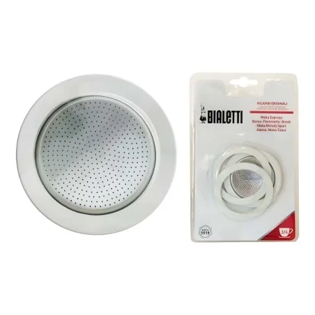 Guarnizioni e Filtro Moka Bialetti 3/4 Tazze BIALETTI